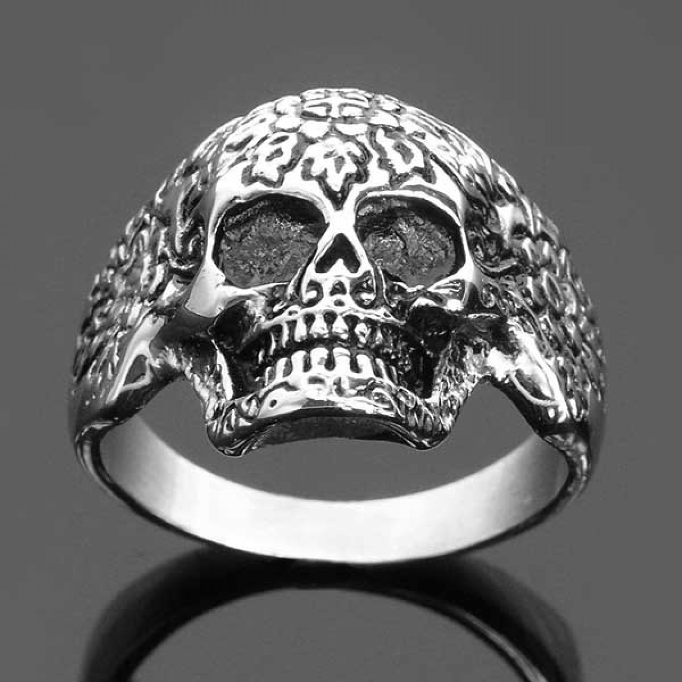 Edelstahl-Ring Totenkopf, Skull, Biker, Gothic | eBay