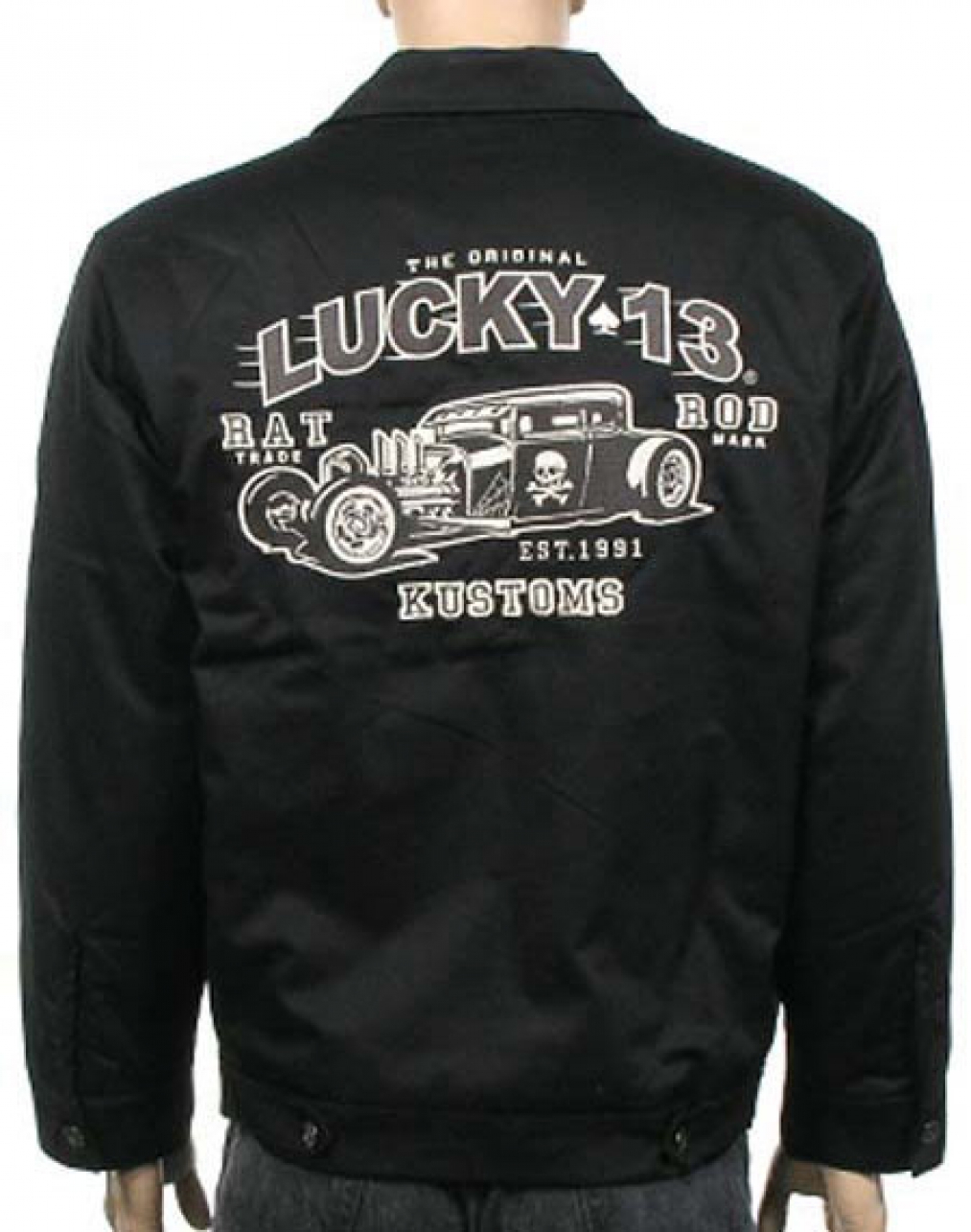 Original Lucky 13 Work-Jacket Jacket-Hot Rod-Size S - 2xl | eBay